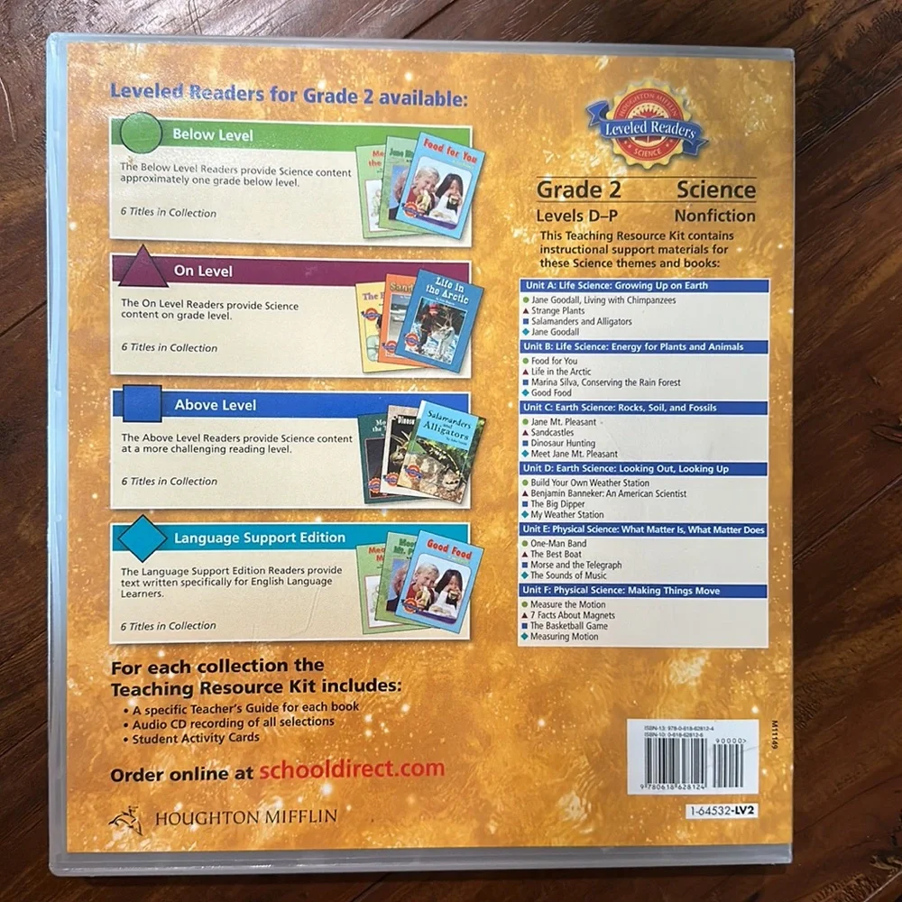 Houghton Mifflin Grade 2 Science Leveled Readers Teacher Kit NEW CDs